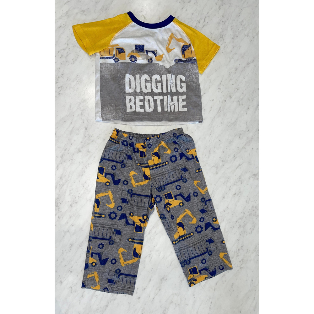 Toddler Tractor Pajama PJ Set 18 month